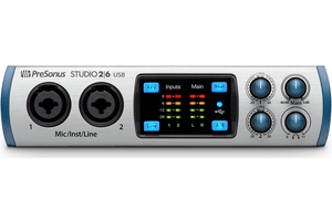 Interface de Áudio Presonus Stúdio 26 2 Ch Usb-Mac-Pc-Ipad
