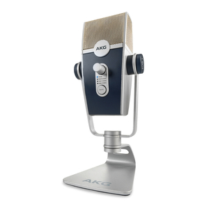 Microfone AKG Lyra C44 USB Ultra HD Condensador Multmode com 4 Capsulas