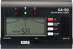 Afinador Compacto Korg GA 50 Para Guitarra e Baixo