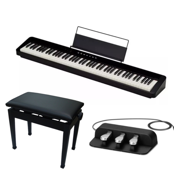 Kit Piano Casio PX-S1000 + Banco CB30 + Pedal Triplo SP34