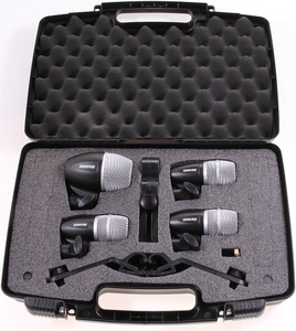 Kit Microfone Para Bateria Shure PGDMK 4 XLR