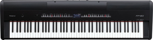 Piano Digital Roland FP 80 BK + Estante Roland KSC 76 BK